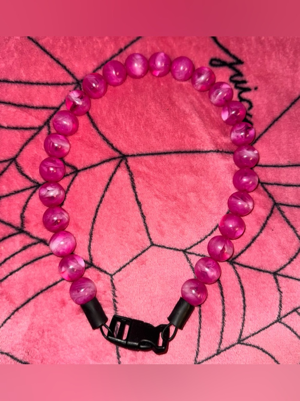 Hypnotic Dog Co beaded collar - 21”